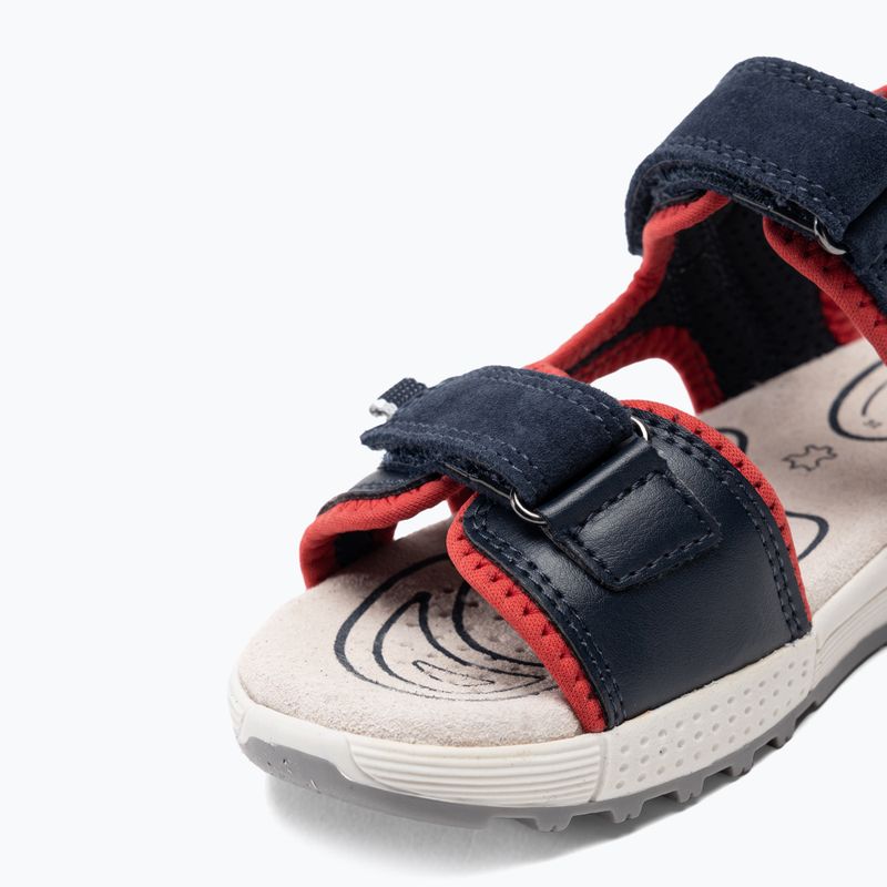 Juniorské sandály Geox Alben ocean blue/red 7