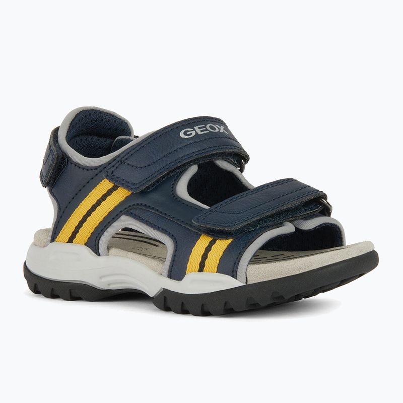 Juniorské sandály Geox Borealis ocean blue/gold 8