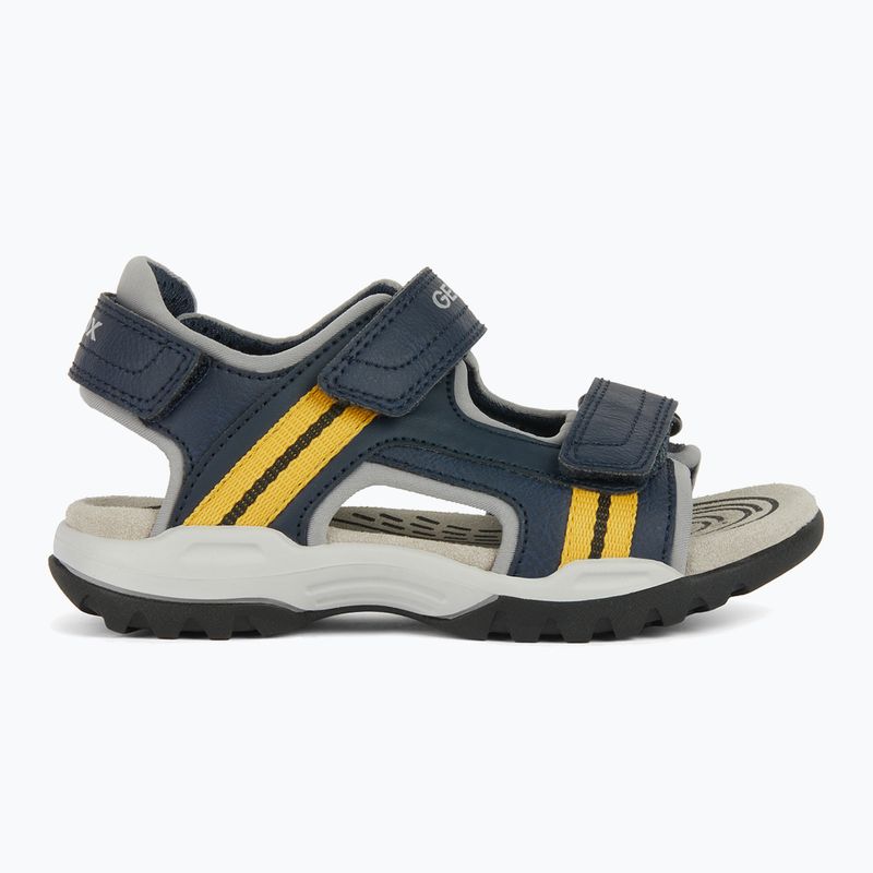 Juniorské sandály Geox Borealis ocean blue/gold 9