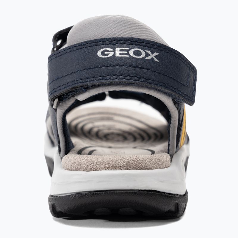 Juniorské sandály Geox Borealis ocean blue/gold 6