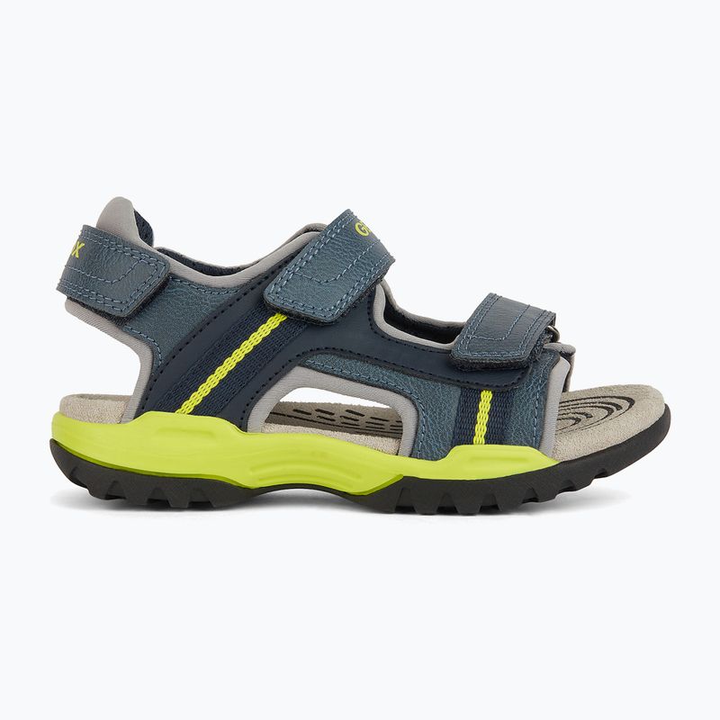 Juniorské sandály Sandály Geox Borealis avio/lime 9