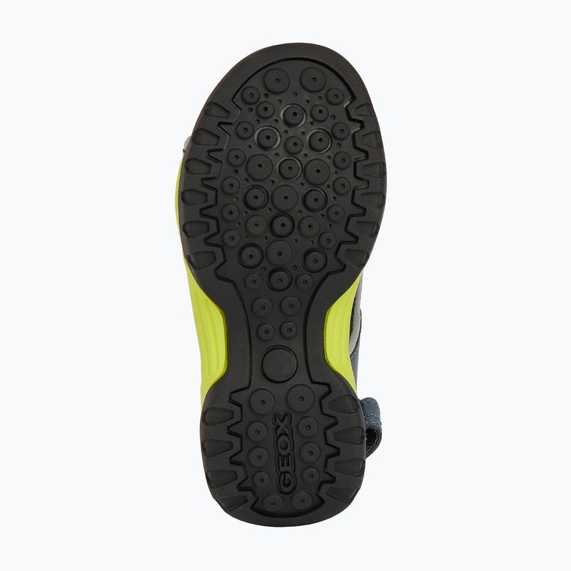 Juniorské sandály Sandály Geox Borealis avio/lime 12