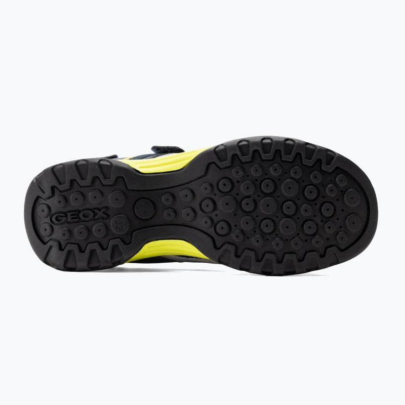 Juniorské sandály Sandály Geox Borealis avio/lime 4