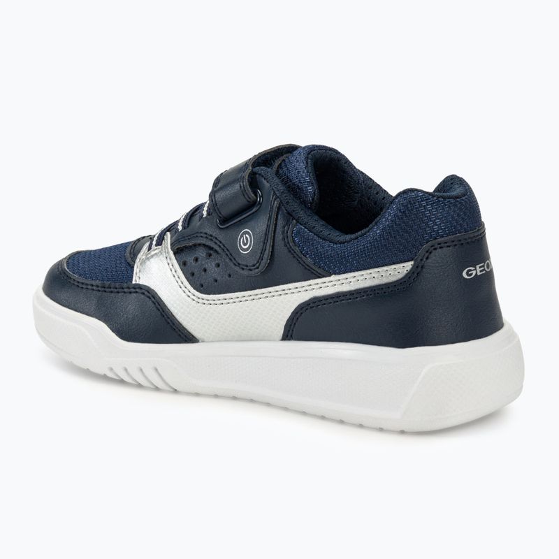 Boty junior Geox Illuminus ocean blue/silver  3