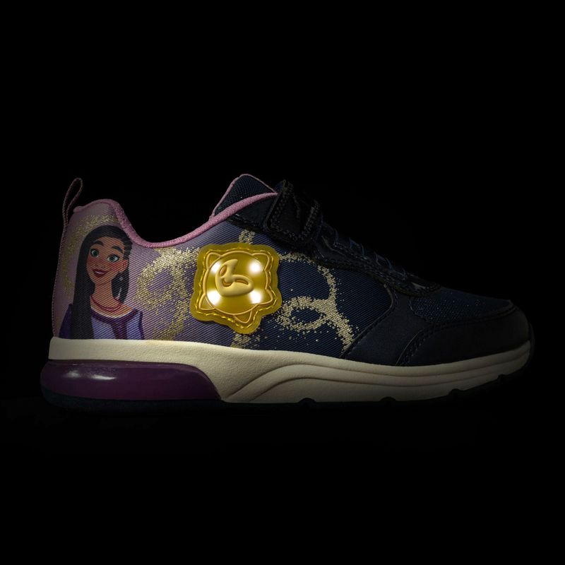 Boty junior Geox Spaceclub navy/lavender 8