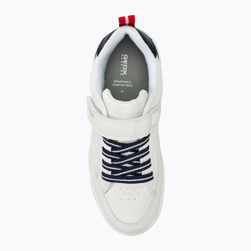 Boty junior Geox Washiba white/ocean blue 5