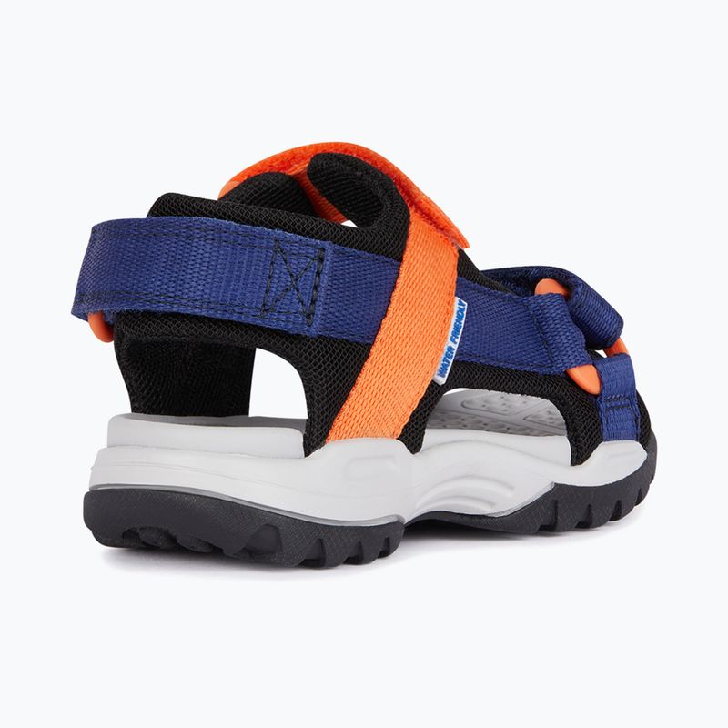 Juniorské sandály Geox Borealis ocean blue/orange 11