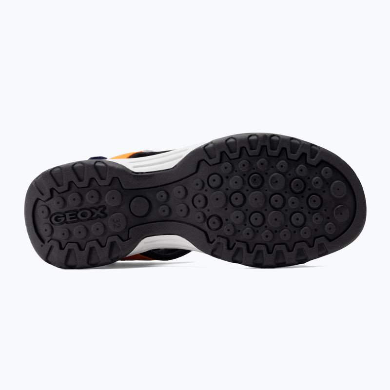 Juniorské sandály Geox Borealis ocean blue/orange 4
