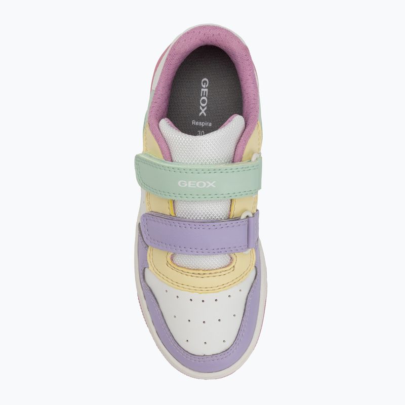 Juniorské boty Geox Washiba white/multicolor 5