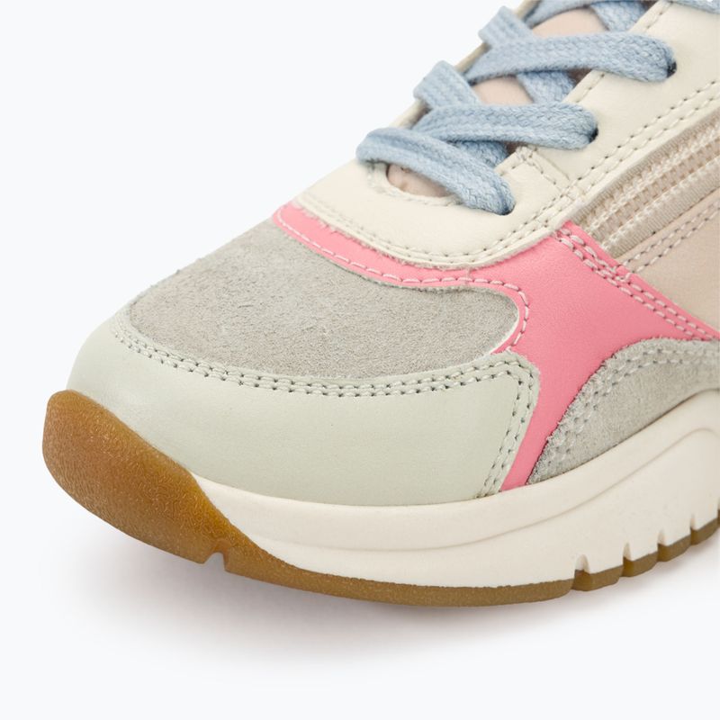 Boty junior Geox Mawazy light ivory/light coral  7