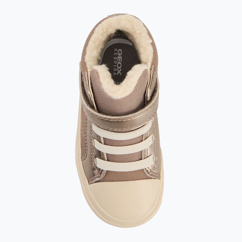 Dětské boty Geox Gisli dark beige 5