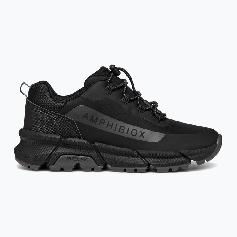 Juniorské boty  Geox Flexyper Plus ABX black/dark grey 9