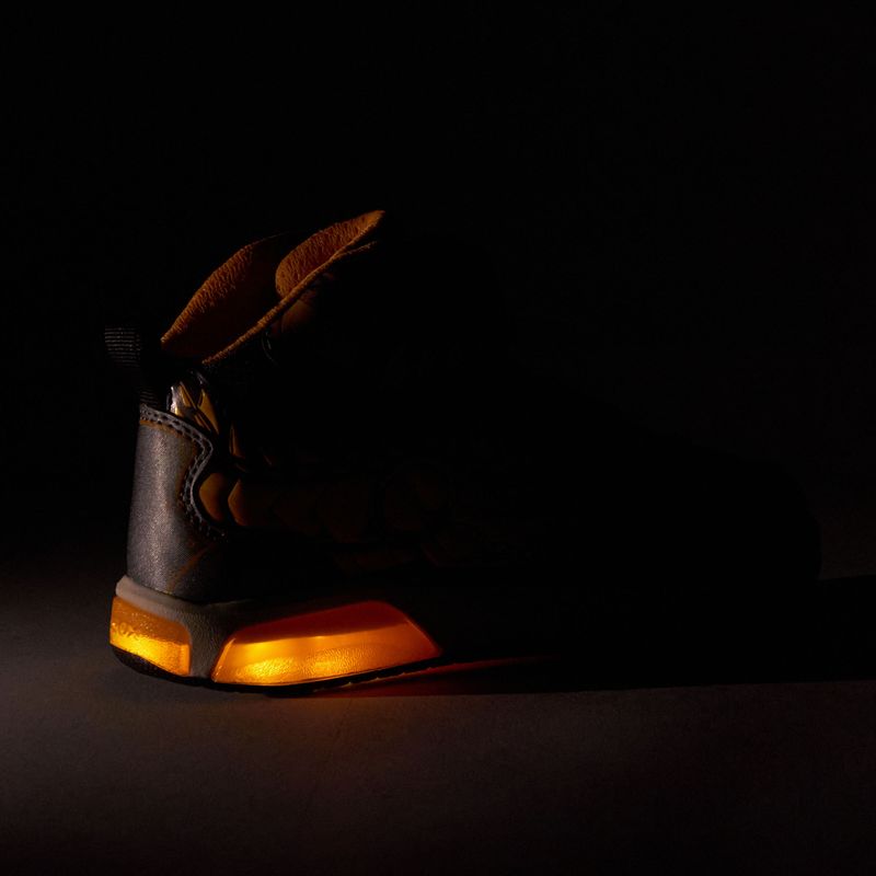 Juniorské boty  Geox Inek black/yellow 8