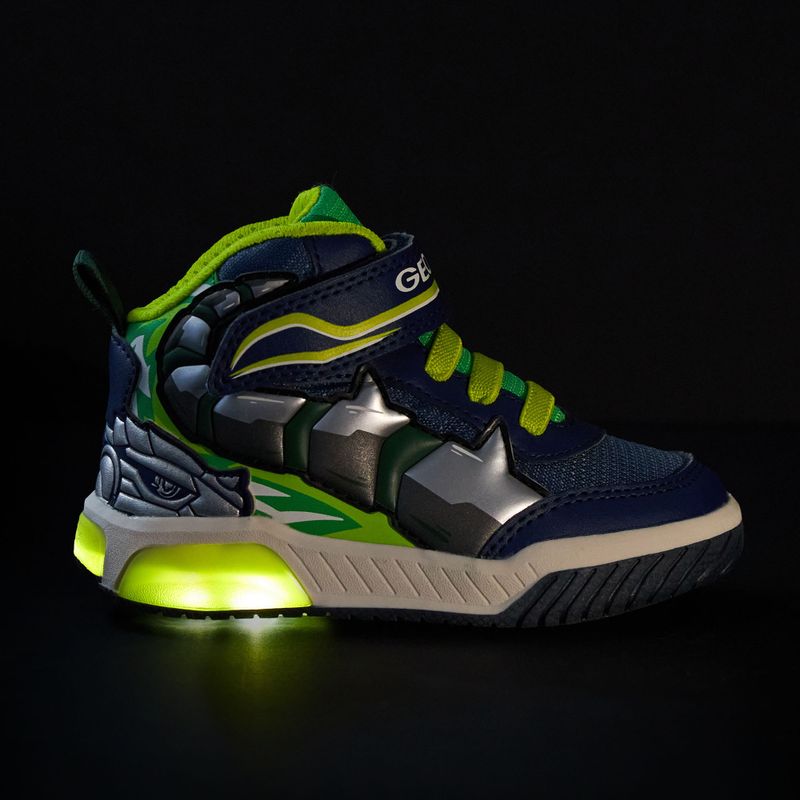 Dětské boty Geox Inek navy/lime green 8