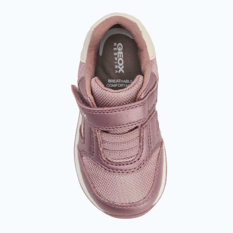 Dětské boty Geox Rishon dark pink/old white 5