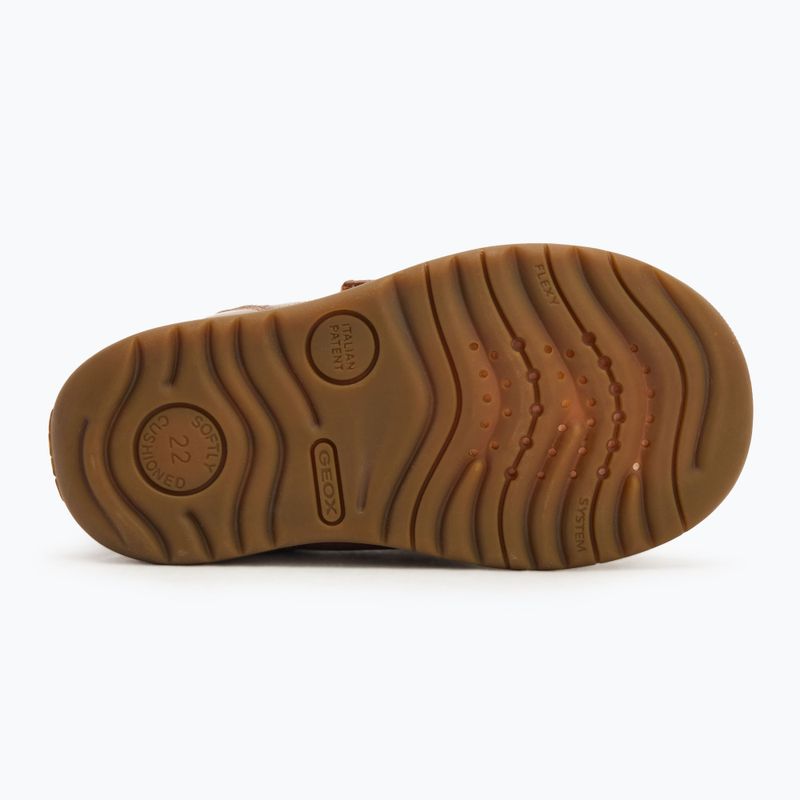 Dětské boty Geox Macchia cognac 4