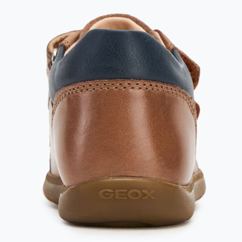 Dětské boty Geox Macchia cognac 6