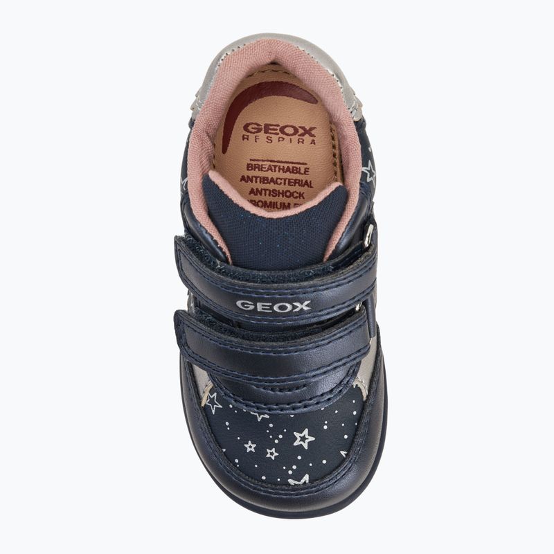 Dětské boty Geox Elthan navy/dark silver 5