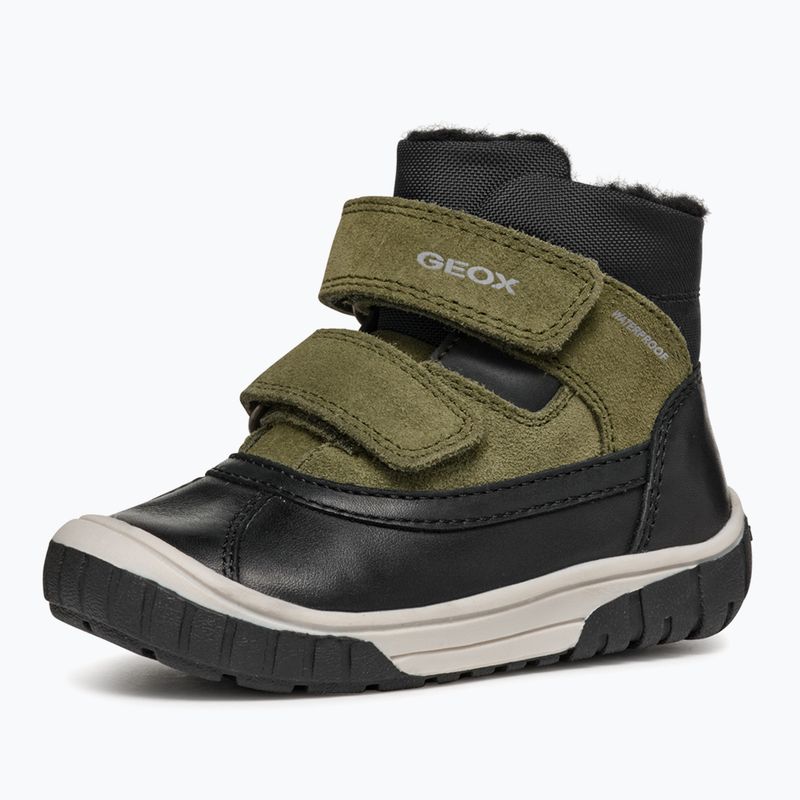 Dětské sněhule Geox Omar black/dark green 3