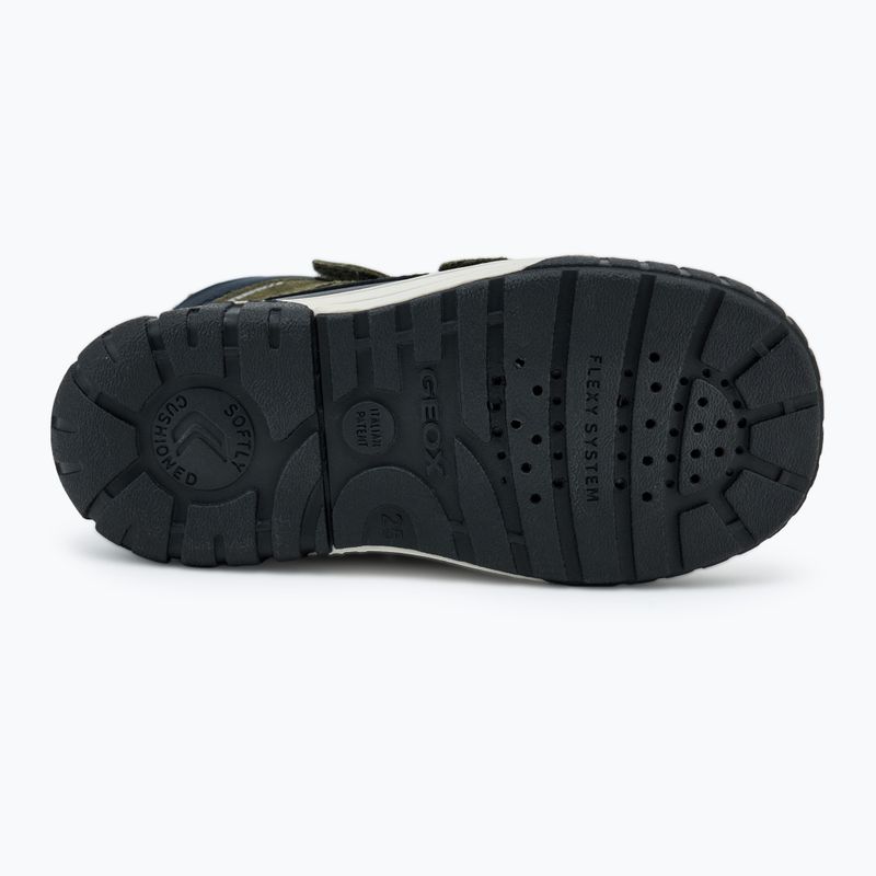 Dětské sněhule Geox Omar black/dark green 4
