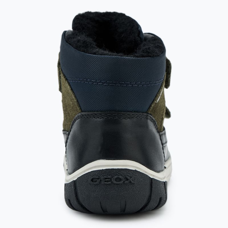 Dětské sněhule Geox Omar black/dark green 6