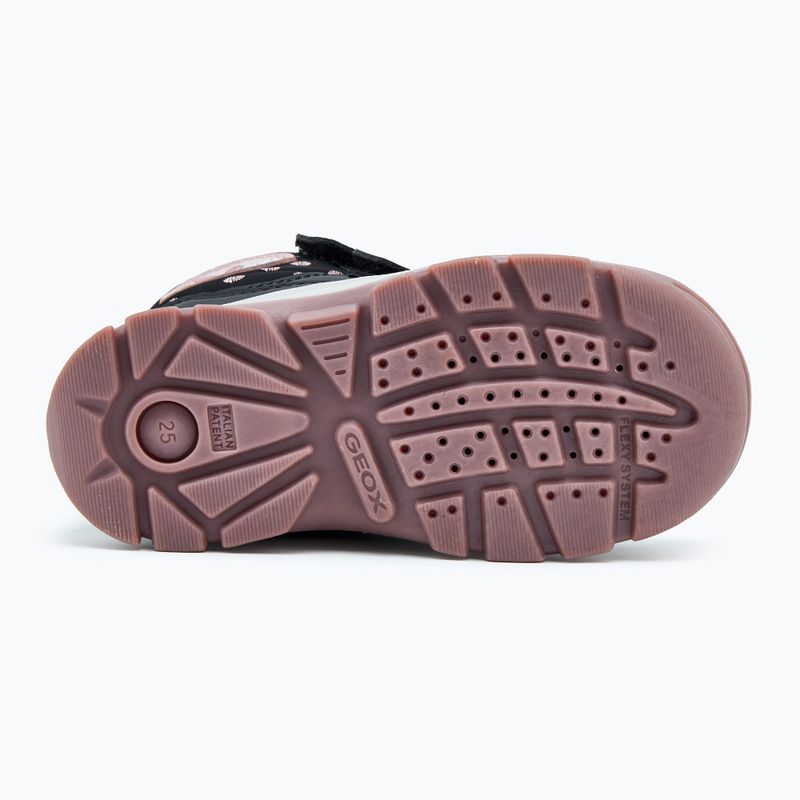 Dětské boty  Geox Flantil ABX black/old rose 4