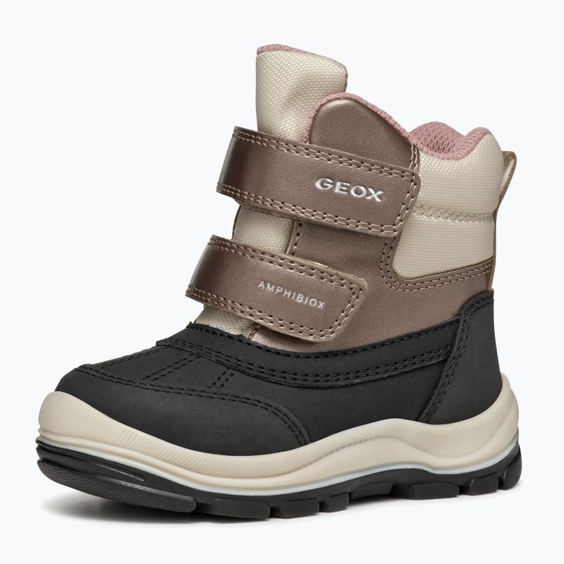 Dětské boty  Geox Flantil ABX black/dark beige 10