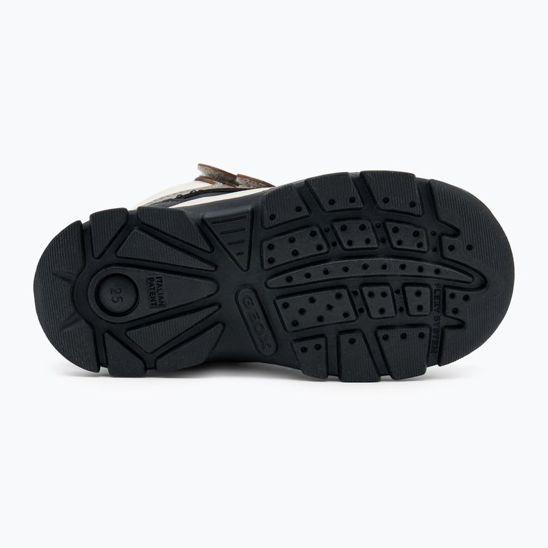Dětské boty  Geox Flantil ABX black/dark beige 4
