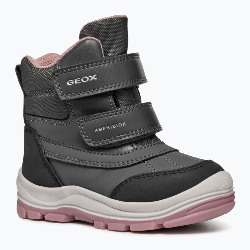 Dětské boty  Geox Flantil ABX anthracite/dark pink 8