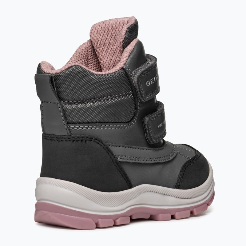 Dětské boty  Geox Flantil ABX anthracite/dark pink 12
