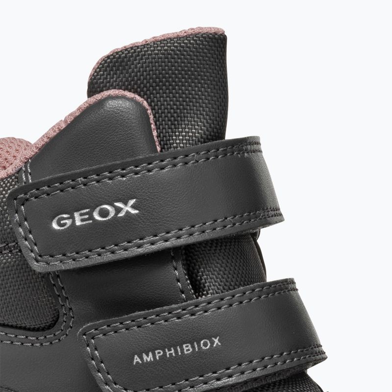 Dětské boty  Geox Flantil ABX anthracite/dark pink 14