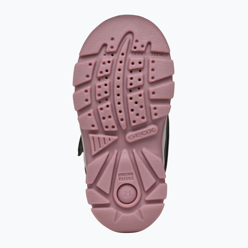 Dětské boty  Geox Flantil ABX anthracite/dark pink 15