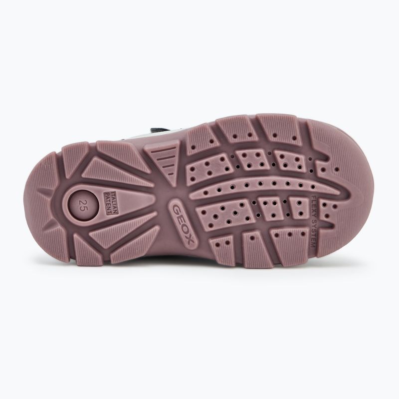 Dětské boty  Geox Flantil ABX anthracite/dark pink 4