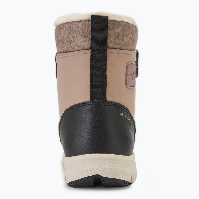 Juniorské sněhule Geox Flexyper ABX dark beige/black 6