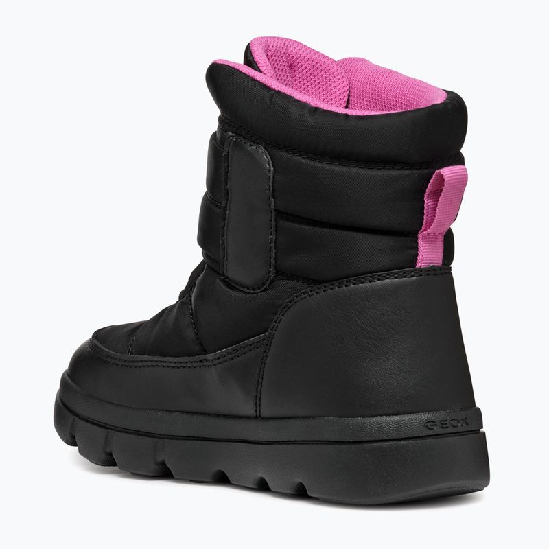 Dětské sněhule Geox Willaboom ABX black/fuchsia 3