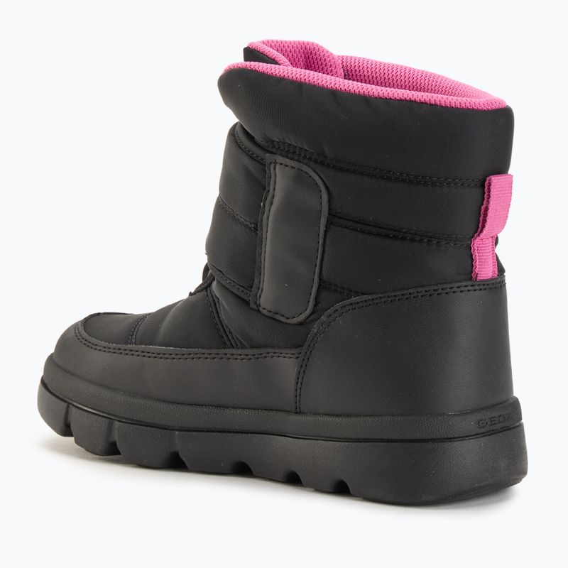Dětské sněhule Geox Willaboom ABX black/fuchsia 3