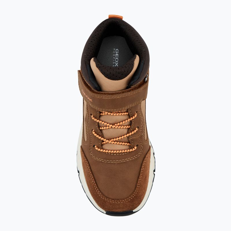 Juniorské boty  Geox Rooner ABX koniak 5