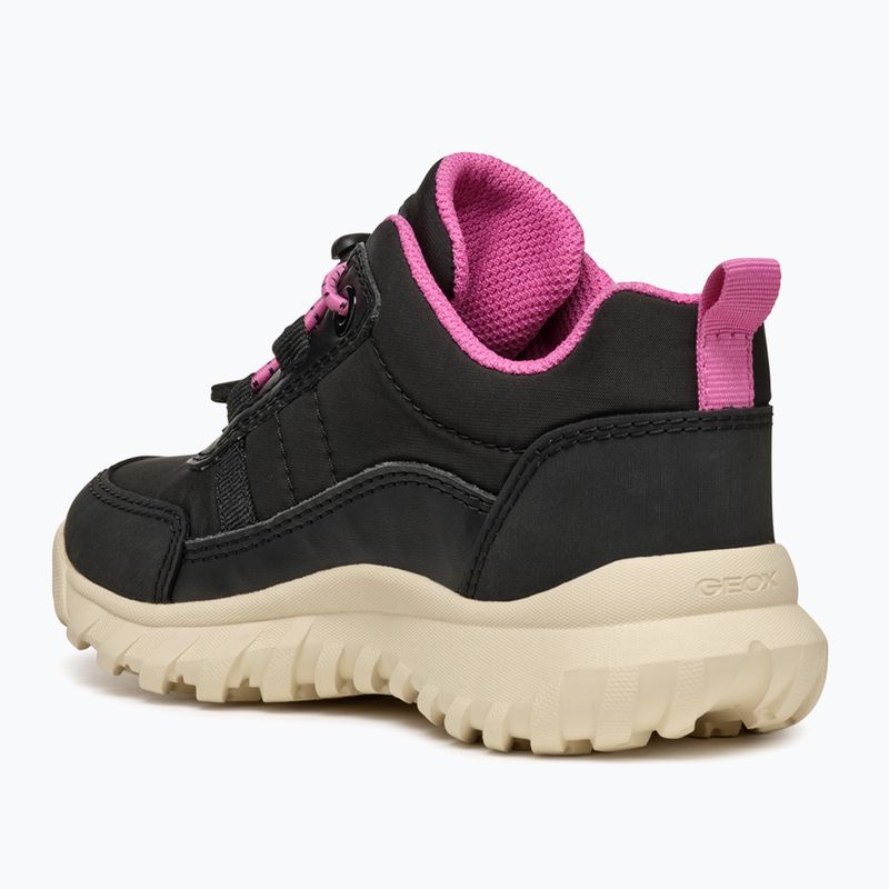 Juniorské boty  Geox Simbyos ABX black/fuchsia 10