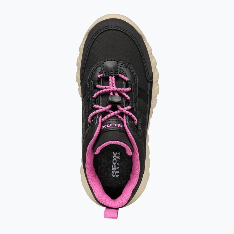 Juniorské boty  Geox Simbyos ABX black/fuchsia 11