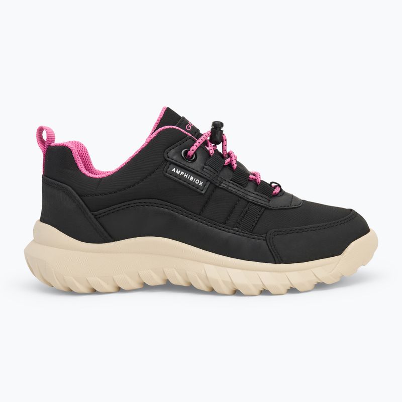 Juniorské boty  Geox Simbyos ABX black/fuchsia 2