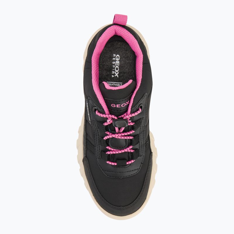 Juniorské boty  Geox Simbyos ABX black/fuchsia 5