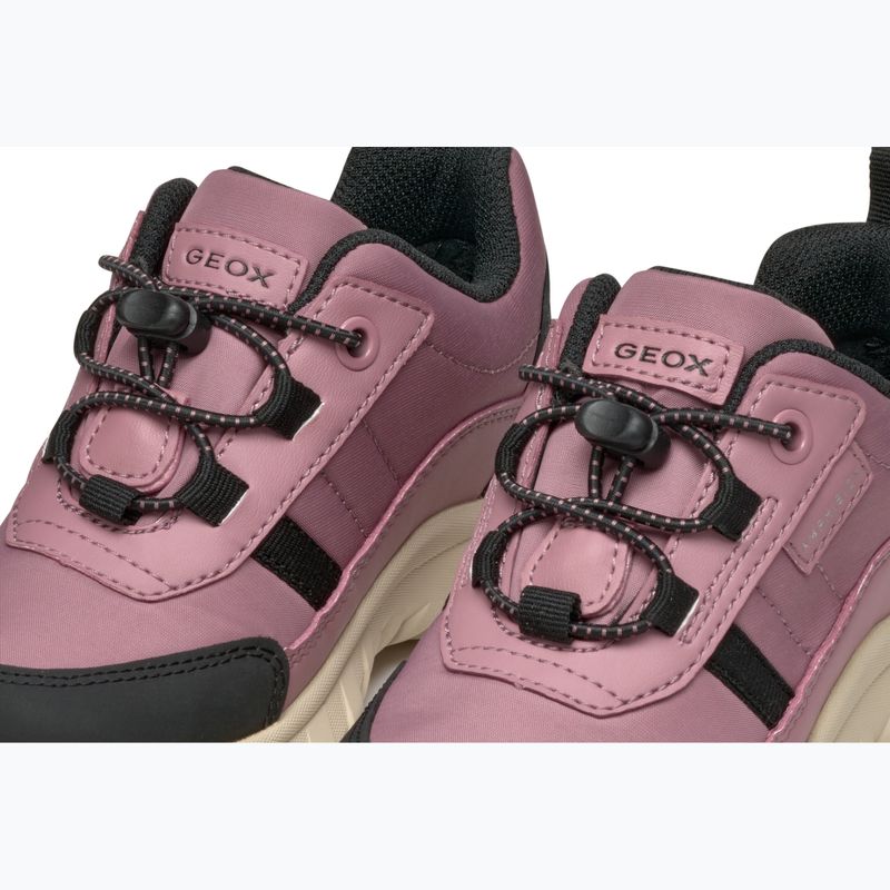 Juniorské boty  Geox Simbyos ABX dark pink/black 7