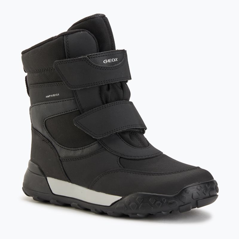 Dětské sněhule Geox Trekkyup ABX black/silver
