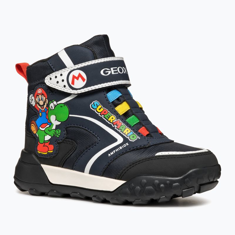 Juniorské sněhule Geox Trekkyup ABX navy/black 8