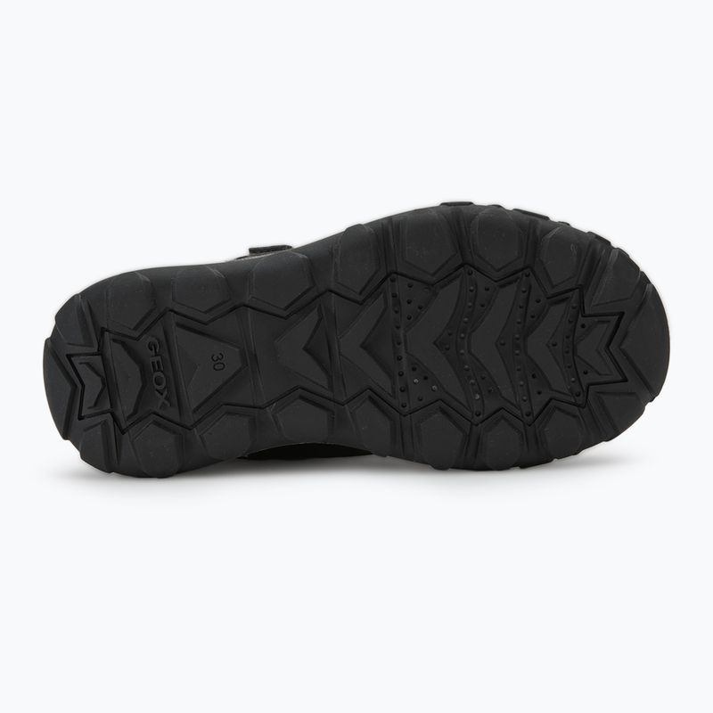 Juniorské sněhule Geox Trekkyup ABX dark green/black 4