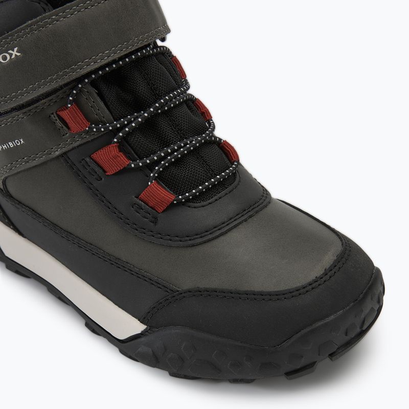 Juniorské sněhule Geox Trekkyup ABX dark green/black 7