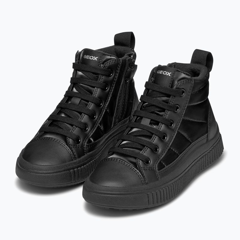 Juniorské boty  Geox Laquinny black 10
