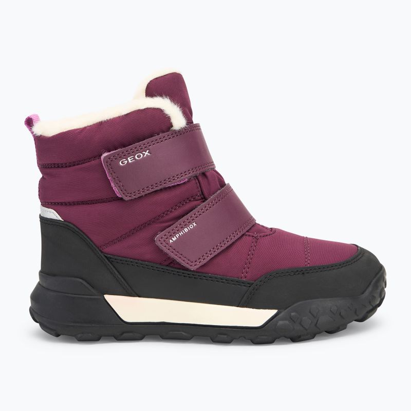 Juniorské sněhule Geox Trekkyup ABX burgundy 2