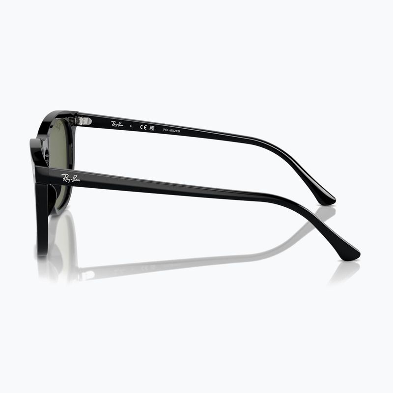 Sluneční brýle Ray-Ban RB2210 black/green polarized 6