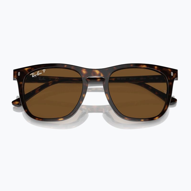 Sluneční brýle Ray-Ban RB2210 havana/brown polarized 3
